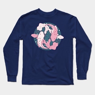 Pisces Fish (Pink) Long Sleeve T-Shirt